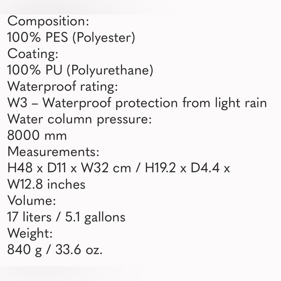 FP x RAINS | Rolltop Rucksack NWT - Picture 9 of 11